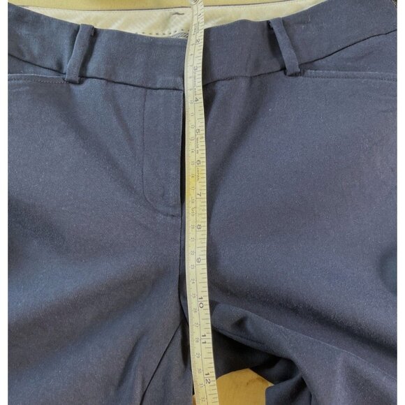 Talbots Hampshire Ankle Pants Blue Capri Chinos Classic Career Basic Womens 6P - Picture 6 of 7